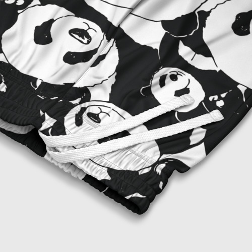 Детские спортивные шорты 3D С пандами паттерн, цвет 3D печать - фото 6