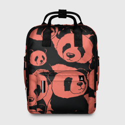 Женский рюкзак 3D С красными пандами