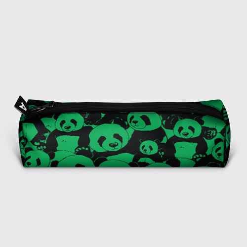 Пенал школьный 3D Panda green pattern - фото 2