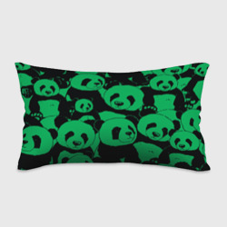 Подушка 3D антистресс Panda green pattern