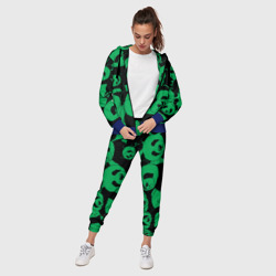 Женский костюм 3D Panda green pattern - фото 2