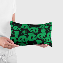 Подушка 3D антистресс Panda green pattern - фото 2