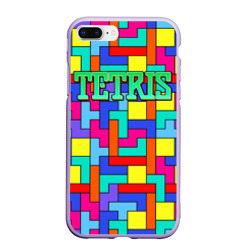 Тетрис - паттерн – Чехол для iPhone 7Plus/8 Plus матовый с принтом купить