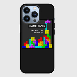 Чехол для iPhone 13 Pro Тетрис - Game Over