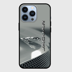 Чехол для iPhone 13 Pro Jaguar - капот - эмблема