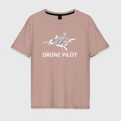 Мужская футболка хлопок Oversize Drone's pilot
