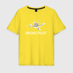 Мужская футболка хлопок Oversize Drone's pilot