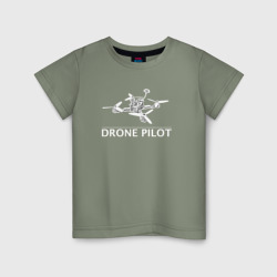 Детская футболка хлопок Drone's pilot