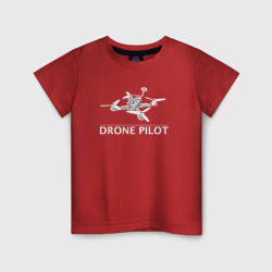 Детская футболка хлопок Drone's pilot