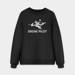 Мужской свитшот oversize без начеса хлопок Drone's pilot