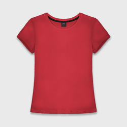 Базовая цветная 11 – Женская футболка хлопок Slim с принтом купить