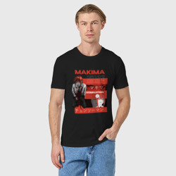 Мужская футболка хлопок Chainsaw man Makima - фото 2