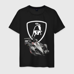 Мужская футболка хлопок Lamborghini F1 - Italy