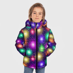 Зимняя куртка для мальчиков 3D Праздничный салют - фейерверк - фото 2
