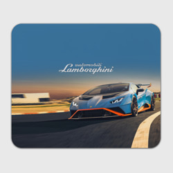 Прямоугольный коврик для мышки Lamborghini Huracan STO - car racing