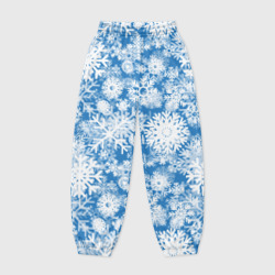 Женские джоггеры оверсайз 3D Снежинки паттерн