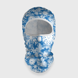 Балаклава 3D Снежинки паттерн