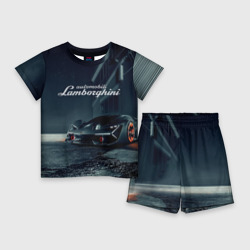 Lamborghini - power - Italy – Костюм с шортами с принтом купить