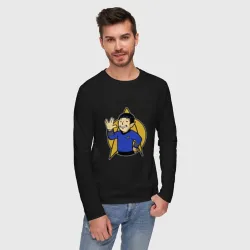 Мужской лонгслив хлопок Spoke - Vault boy - фото 3