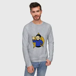 Мужской лонгслив хлопок Spoke - Vault boy - фото 2
