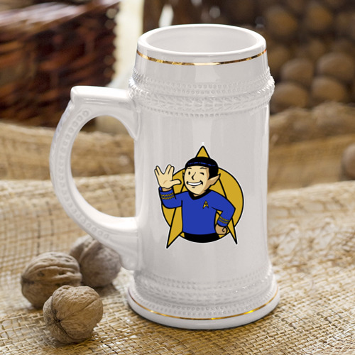 Кружка пивная Spoke - Vault boy - фото 4