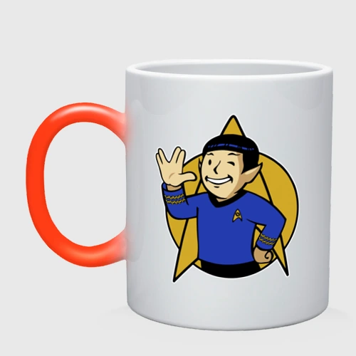 Кружка хамелеон Spoke - Vault boy