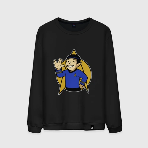 Мужской свитшот хлопок Spoke - Vault boy