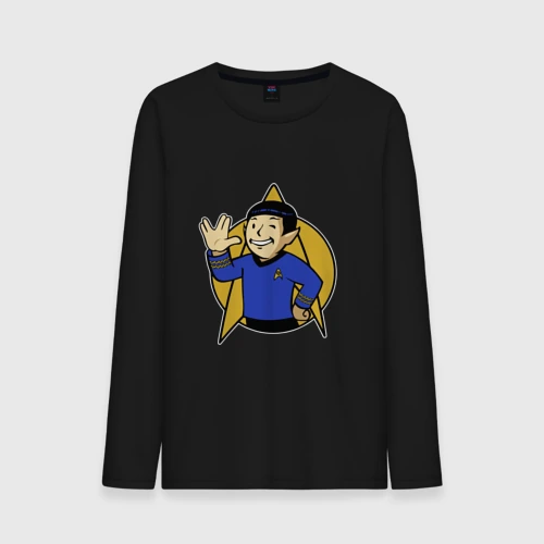 Мужской лонгслив хлопок Spoke - Vault boy