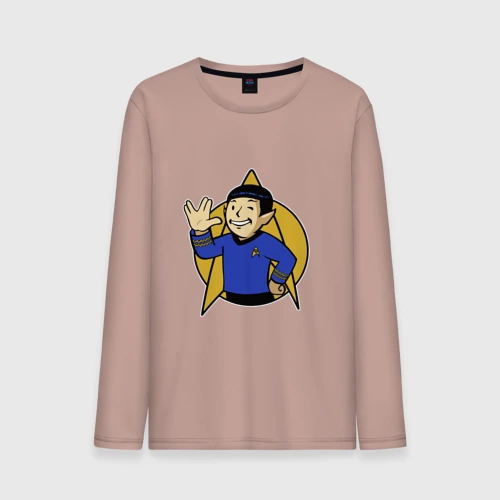Мужской лонгслив хлопок Spoke - Vault boy