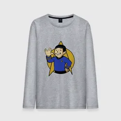 Мужской лонгслив хлопок Spoke - Vault boy