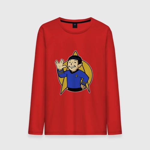 Мужской лонгслив хлопок Spoke - Vault boy