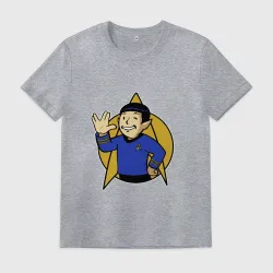 Мужская футболка хлопок Spoke - Vault boy