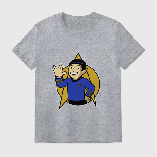 Мужская футболка хлопок Spoke - Vault boy