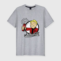 Мужская футболка хлопок Slim Vault boy - nuka cola