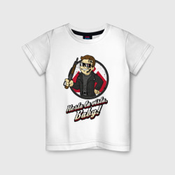 Vault boy - Terminator – Детская футболка хлопок с принтом купить со скидкой в -20%