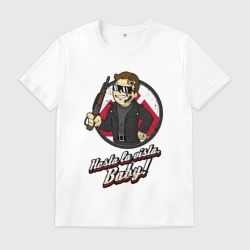 Мужская футболка хлопок Vault boy - Terminator