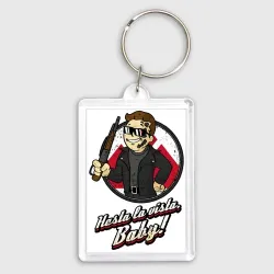 Брелок прямоугольный 35*50 Vault boy - Terminator
