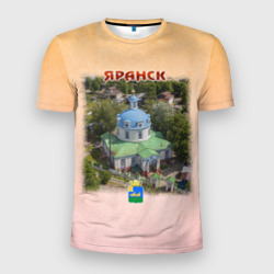 Мужская футболка 3D Slim Яранск - храмы