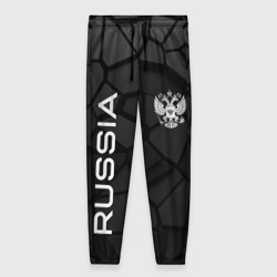 Женские брюки 3D Черная броня Россия