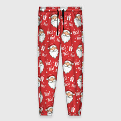 Женские брюки 3D Дед Мороз - Санта Клаус