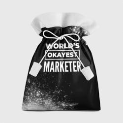 Подарочный 3D мешок World's okayest marketer - Dark