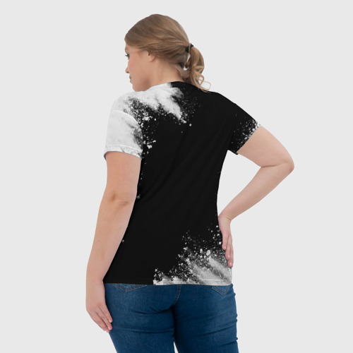 Женская футболка 3D Девушка психолог - определение на темном фоне, цвет 3D печать - фото 7