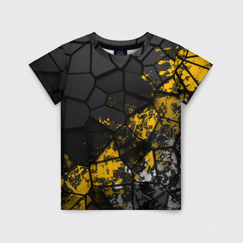 Детская футболка 3D с принтом Имперская геометрия, вид спереди #2