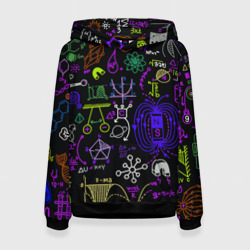 Женская толстовка 3D Формулы из школы