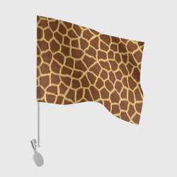Флаг для автомобиля Текстура жирафа