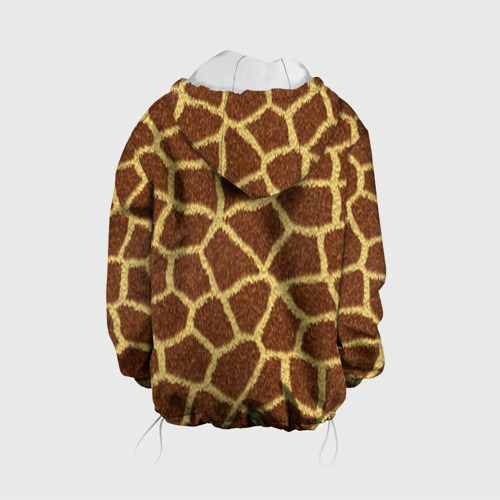 Детская куртка 3D Текстура жирафа, цвет белый - фото 2