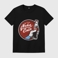 Мужская футболка хлопок Nuka cola sticker
