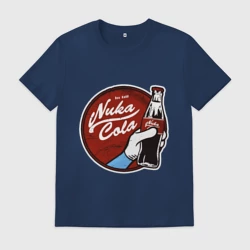 Мужская футболка хлопок Nuka cola sticker