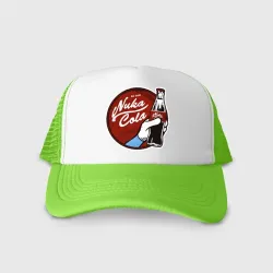 Кепка тракер с сеткой Nuka cola sticker
