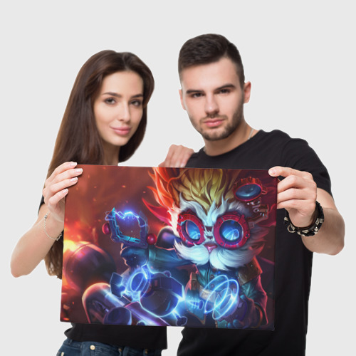 Холст прямоугольный Heimerdinger, цвет 3D печать - фото 5